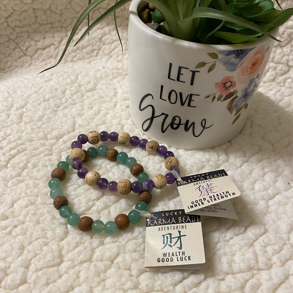Lucky karma beads. NWT. Health & wealth.